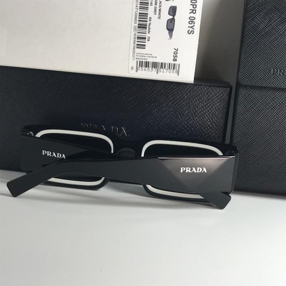 New - 💯Authentic - New - Prada Eyewear PR 06YS rectangle frame sunglasses - Picture 13 of 16